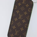 LOUIS VUITTON Monogram Porte Cle Paint Charm Leather Green MP3384 LV Auth 167611SAM-14