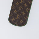 LOUIS VUITTON Monogram Porte Cle Paint Charm Leather Green MP3384 LV Auth 167611SAM-15