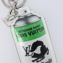 LOUIS VUITTON Monogram Porte Cle Paint Charm Leather Green MP3384 LV Auth 167611SAM-4