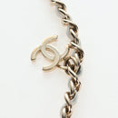 CHANEL Flap Pouch Chain Shoulder Bag Tweed Red Gold Tone CC Auth 167617SM-8