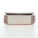 CHANEL Flap Pouch Chain Shoulder Bag Tweed Red Gold Tone CC Auth 167617SM-5