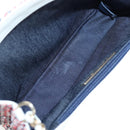 CHANEL Flap Pouch Chain Shoulder Bag Tweed Red Gold Tone CC Auth 167617SM-9