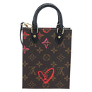 LOUIS VUITTON Monogram Fall in Love Petit Sac Plat 2way M80839 LV Auth 167619SAM-2