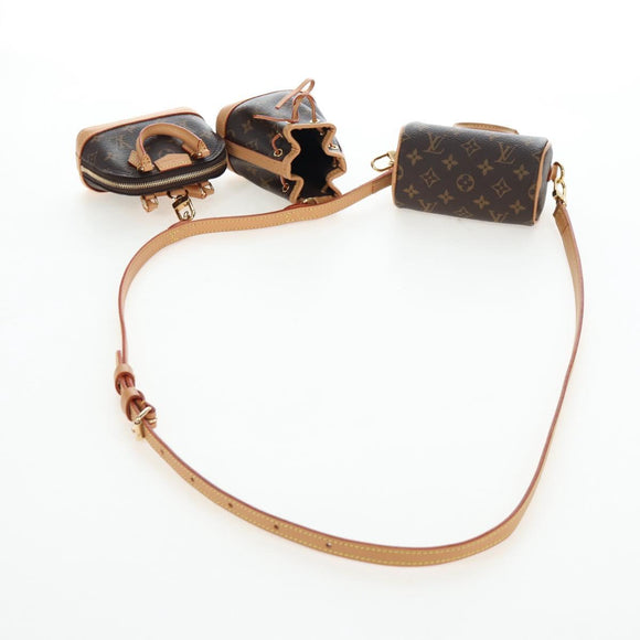 LOUIS VUITTON 2021-2025 Monogram Trio Mini Icon Shoulder M81081 LV Auth 167620SM