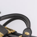 Miu Miu Hand Bag Leather 2way Gray Gold Tone Auth 167623M-15