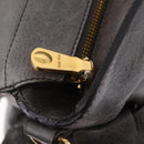 Miu Miu Hand Bag Leather 2way Gray Gold Tone Auth 167623M-28