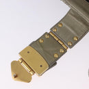 Miu Miu Matelasse Hand Bag Leather 2way Beige Gold Tone Auth 167625V-29