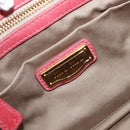 Miu Miu Matelasse Hand Bag Leather 2way Pink Gold Tone Auth 167626M-24