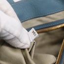 Miu Miu Hand Bag Leather 2way Blue Gold Tone Auth 167628V-12