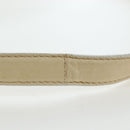 Miu Miu Matelasse Hand Bag Leather 2way White Gold Tone Auth 167629V-20