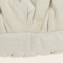 Miu Miu Matelasse Hand Bag Leather 2way White Gold Tone Auth 167629V-27