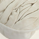 Miu Miu Matelasse Hand Bag Leather 2way White Gold Tone Auth 167629V-29