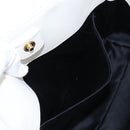 Miu Miu Matelasse Nappa Crystal Hand Bag Leather 2way White Gold Auth 167631M-30
