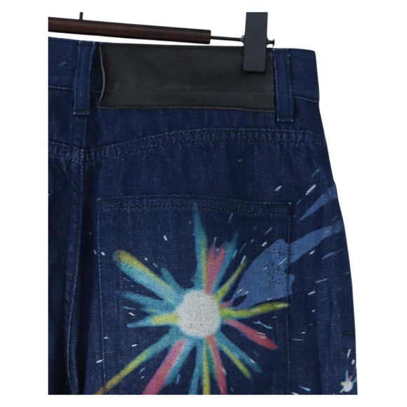 LOEWE x Studio Ghibli Spirited Away Pants Denim 34 Blue Auth 167632M
