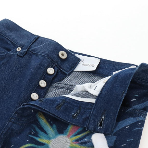 LOEWE x Studio Ghibli Spirited Away Pants Denim 34 Blue Auth 167632M