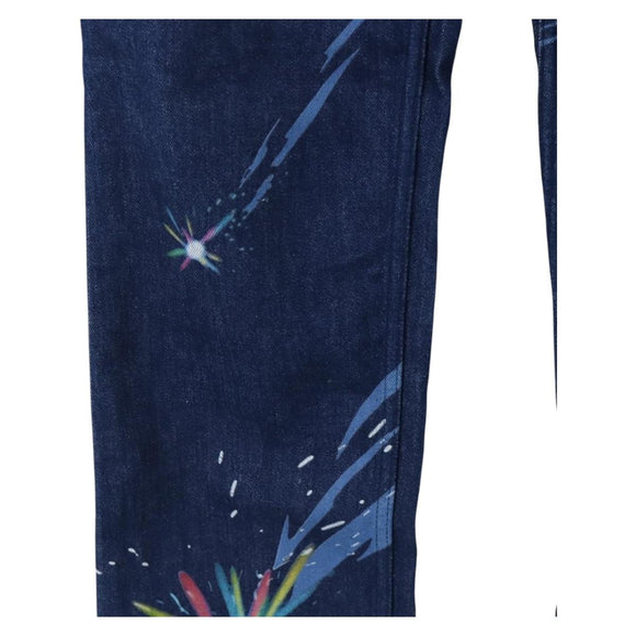 LOEWE x Studio Ghibli Spirited Away Pants Denim 34 Blue Auth 167632M