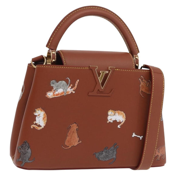 LOUIS VUITTON Catgram Capusine BB Hand Bag 2way Brown M25874 LV Auth 167633SM