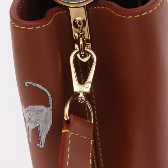 LOUIS VUITTON Catgram Capusine BB Hand Bag 2way Brown M25874 LV Auth 167633SM