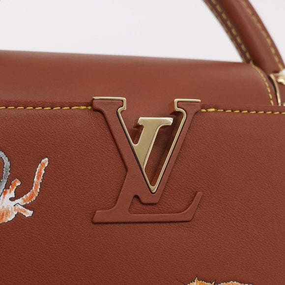 LOUIS VUITTON Catgram Capusine BB Hand Bag 2way Brown M25874 LV Auth 167633SM