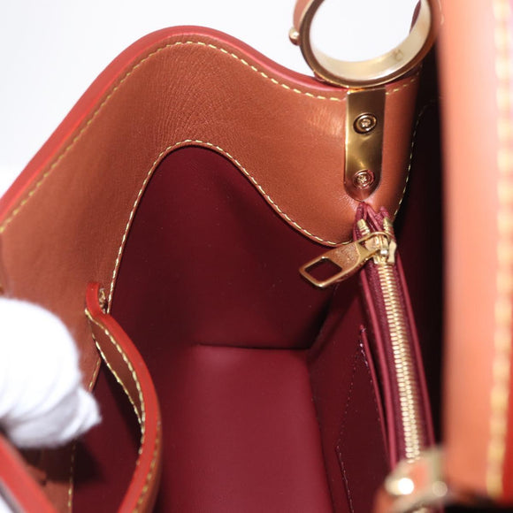 LOUIS VUITTON Catgram Capusine BB Hand Bag 2way Brown M25874 LV Auth 167633SM