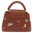 LOUIS VUITTON Catgram Capusine BB Hand Bag 2way Brown M25874 LV Auth 167633SM-2