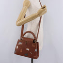 LOUIS VUITTON Catgram Capusine BB Hand Bag 2way Brown M25874 LV Auth 167633SM-33
