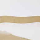 FENDI Flower Mamma Baguette Shoulder Bag Leather Beige Silver Auth 167634SAM-8