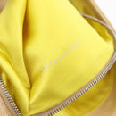 FENDI Flower Mamma Baguette Shoulder Bag Leather Beige Silver Auth 167634SAM-11