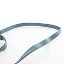 Miu Miu Mew Lady Shoulder Bag Leather Light Blue Gold Auth 167635M-15