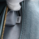 Miu Miu Mew Lady Shoulder Bag Leather Light Blue Gold Auth 167635M-12