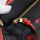 LOEWE Puzzle Bag Small Hand Bag Leather Black Gold Tone Auth 167637M-20