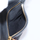 LOEWE Puzzle Bag Small Hand Bag Leather Black Gold Tone Auth 167637M-26