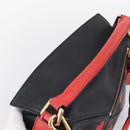 LOEWE Puzzle Bag Small Hand Bag Leather Black Gold Tone Auth 167637M-6