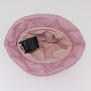 Miu Miu Bucket Hat Nylon M Pink Auth 167639M-11