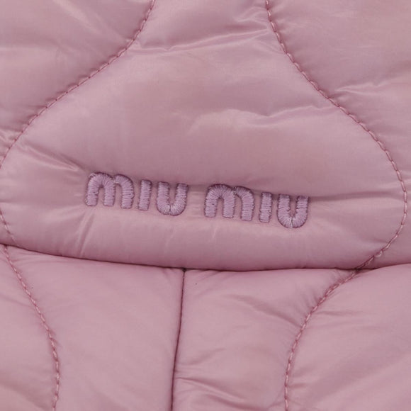 Miu Miu Bucket Hat Nylon M Pink Auth 167639M