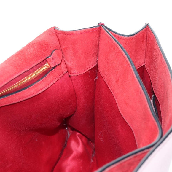 Miu Miu Hand Bag Leather Pink Gold Auth 167642