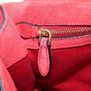 Miu Miu Hand Bag Leather Pink Gold Auth 167642-27
