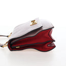 Miu Miu Hand Bag Leather Pink Gold Auth 167642-4