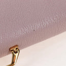 Miu Miu Hand Bag Leather Pink Gold Auth 167642-7