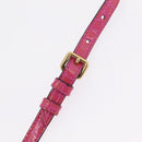 Miu Miu Hand Bag Canvas 2way Pink Gold Auth 167644A-9