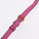 Miu Miu Hand Bag Canvas 2way Pink Gold Auth 167644A-18