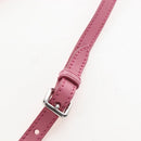 Miu Miu Shoulder Bag Raffia Leather Pink Silver Auth 167646M-14