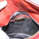 Miu Miu Hand Bag Leather 2way Pink Gold Tone Auth 167647M-22