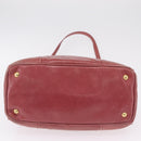 Miu Miu Hand Bag Leather 2way Pink Gold Auth 167648A-5