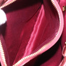 Miu Miu Hand Bag Leather 2way Pink Gold Auth 167648A-36