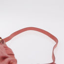 Miu Miu Hand Bag Leather 2way Pink Gold Auth 167649M-15