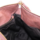 Miu Miu Hand Bag Leather 2way Pink Gold Auth 167650M-26