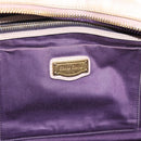 Miu Miu Hand Bag Leather Beige Gold Tone Auth 167653-17