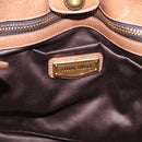 Miu Miu Hand Bag Leather 2way Beige Gold Auth 167654SAM-22