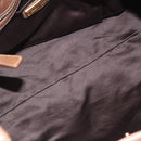 Miu Miu Hand Bag Leather 2way Beige Gold Auth 167654SAM-10